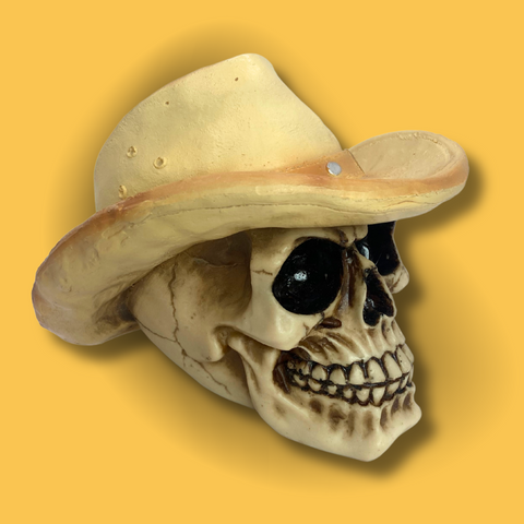 Crâne Décoratif Cowboy