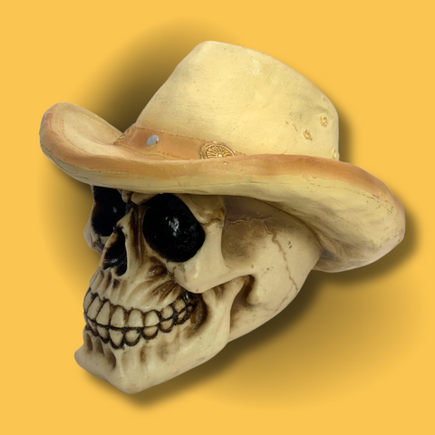 Crâne Décoratif Cowboy