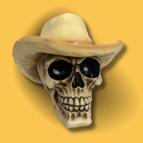 Crâne Décoratif Cowboy